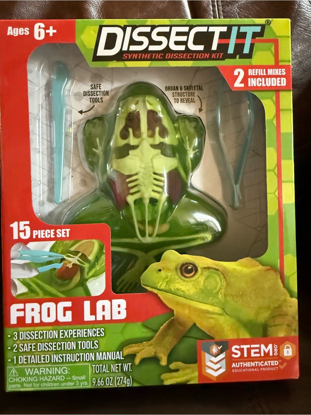 Stem Frog Lab Synthetic Dissection Kit - Green Frog Lab